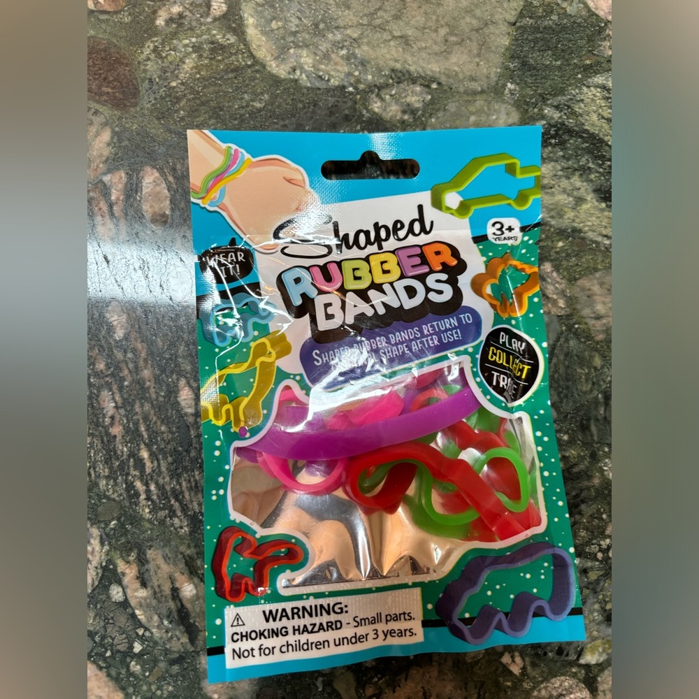 Shaped rubber bands